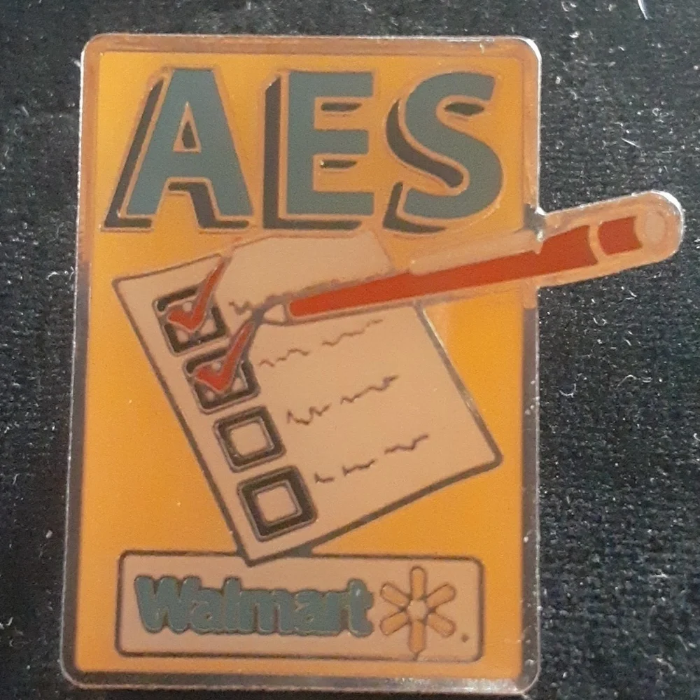 Walmart AES Enamel Pin